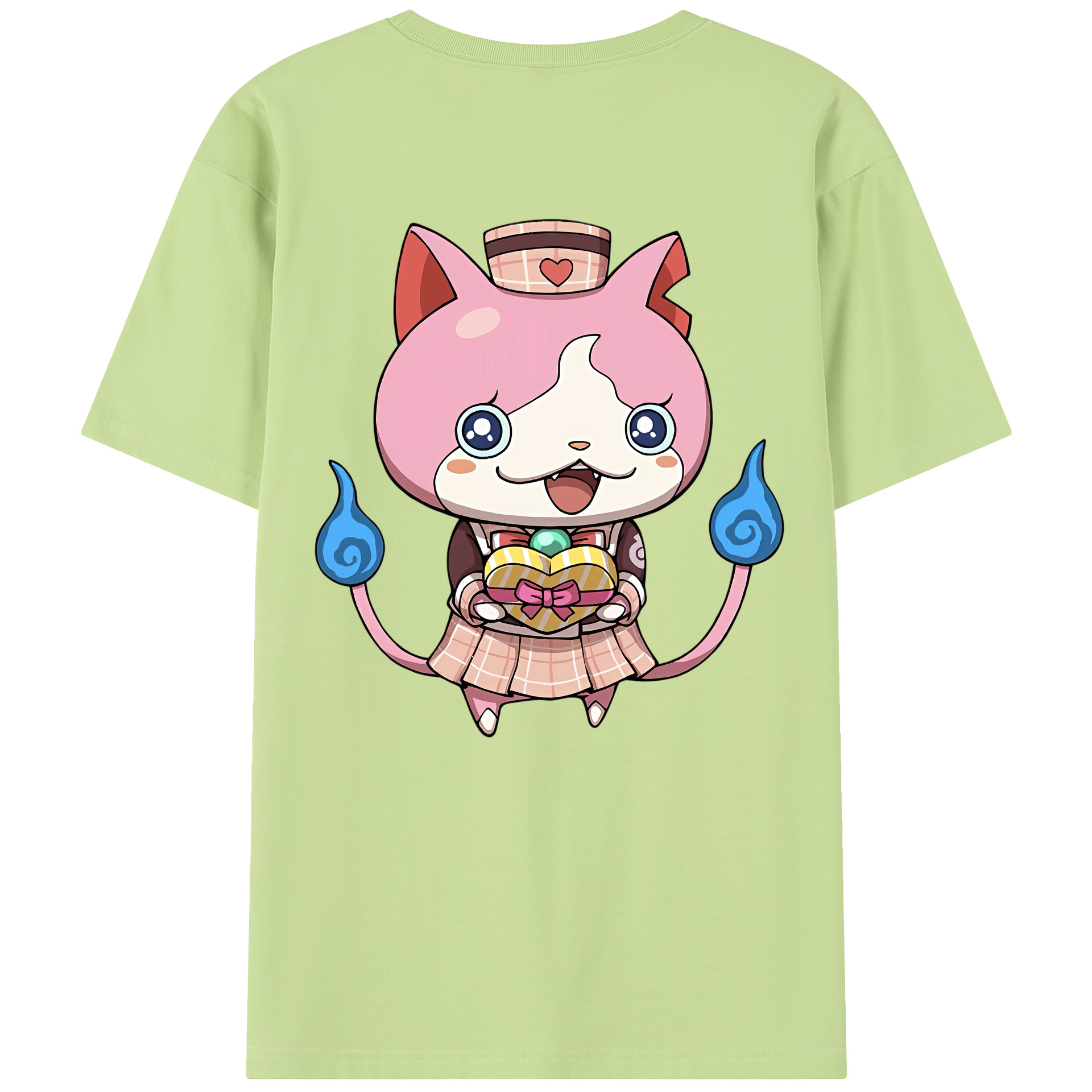 （画像用） 妖怪ウォッチ Yo-kai Watch 綿100％半袖Tシャツ（背面プリント）